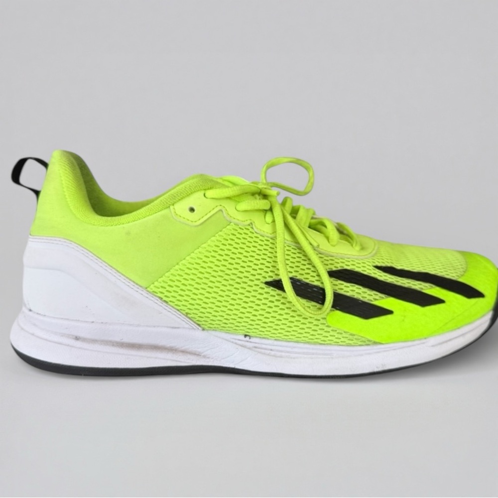 Adidas Men's Courtflash Speed tennis shoe in Lucid Lemon